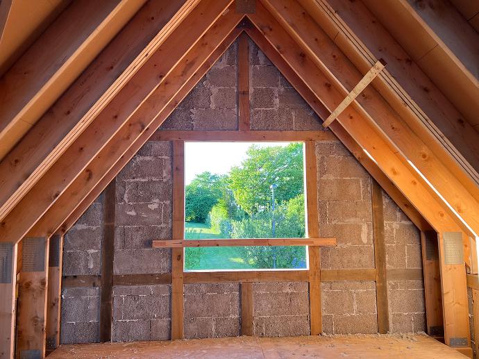 Fachwerk mit Hanfsteinen