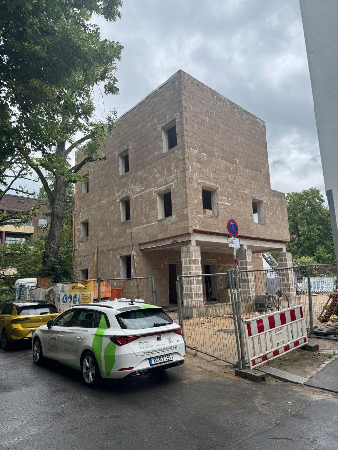 Rohbau Haus aus Hanfsteinen Berlin