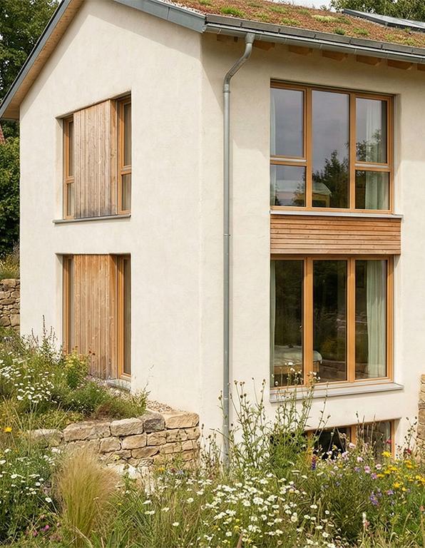 EcoMortar BASE als diffusionsoffener Grundputz (Base Coat) auf mineralischem Untergrund