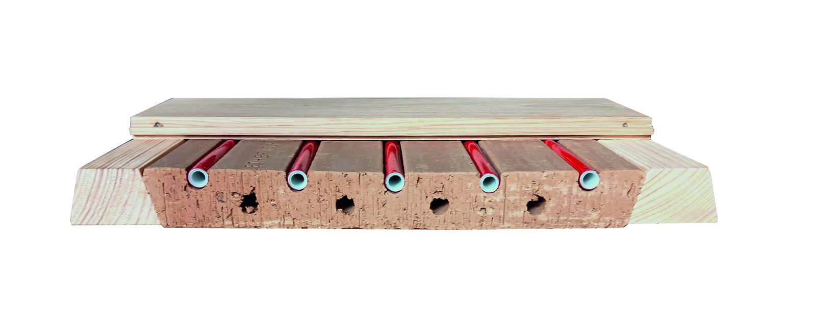 Schnitt durch das Lethermo Floor-System