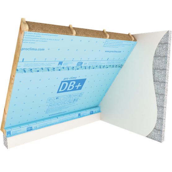 DB+ Hydrosafe® Dampfbremse aus Baupappe