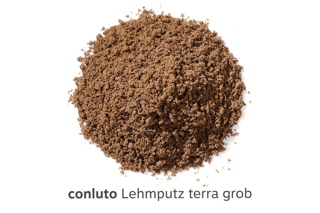 Lehmputz terra grob, erdfeucht