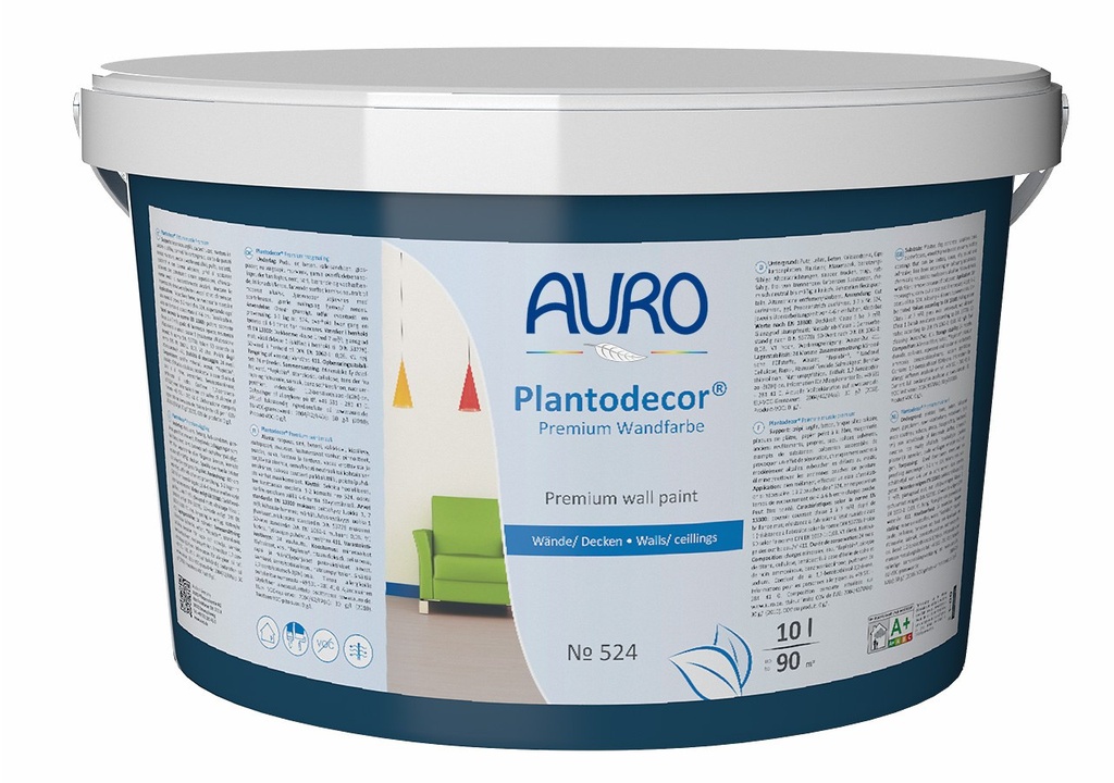 Plantodecor Premium-Wandfarbe Nr. 524 (10 Liter Gebinde)