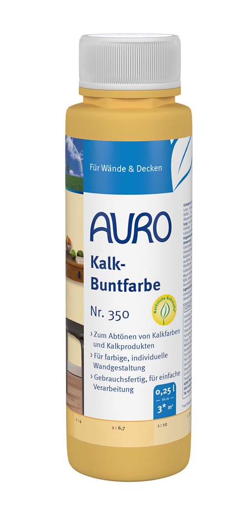 Kalk-Buntfarbe Nr. 350 (0,25 Liter Gebinde)