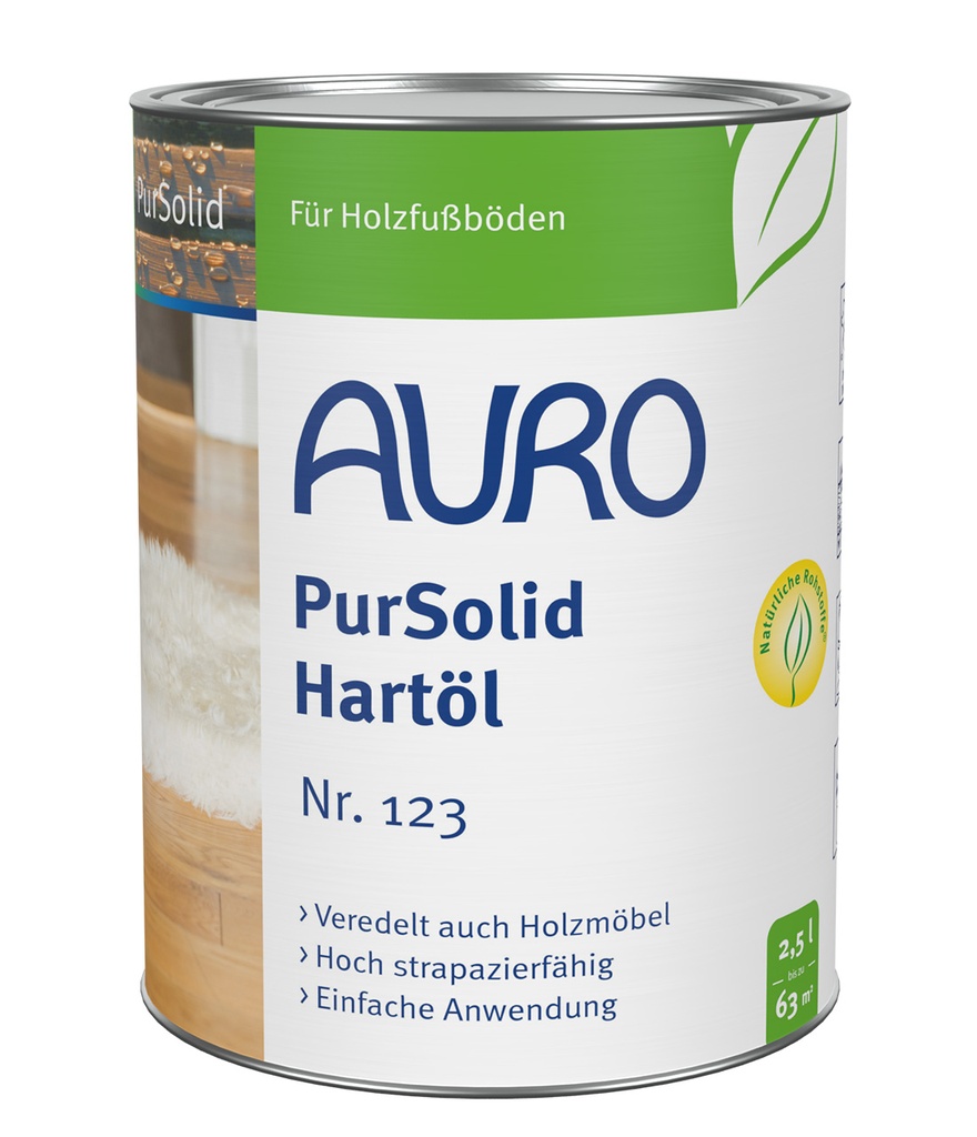 PurSolid Hartöl Nr. 123 (2,5 Liter Gebinde)