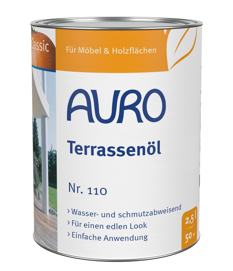 Terrassenöl Nr. 110 (2,5 Liter Gebinde)
