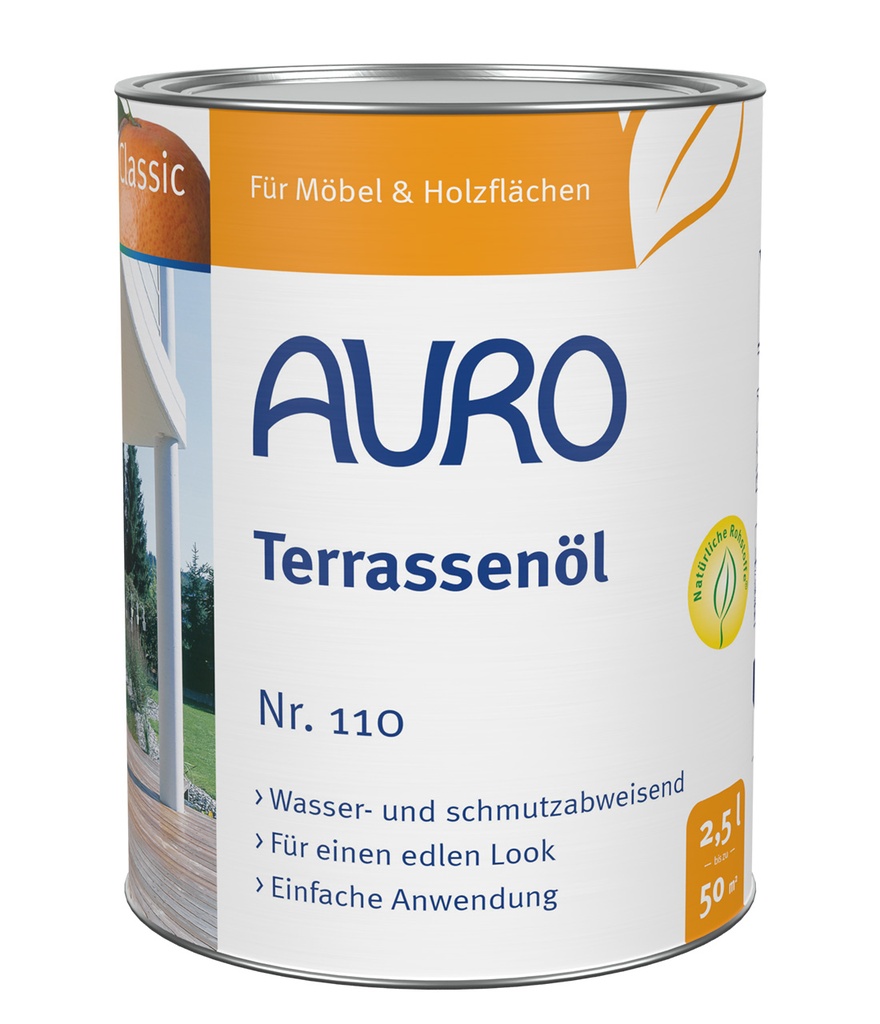 Terrassenöl Nr. 110 (2,5 Liter Gebinde)
