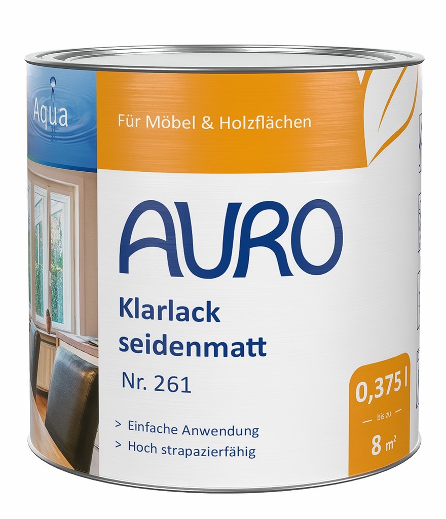 Klarlack seidenmatt Nr. 261 (0,375 Liter Gebinde)