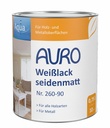 Weißlack Aqua seidenmatt Nr. 260-90 (0,75 Liter Gebinde)
