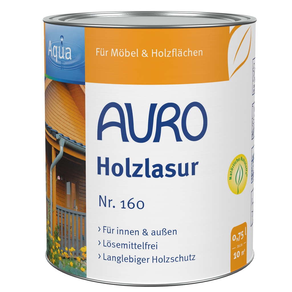Holzlasur Aqua Nr. 160 (0,75 Liter)