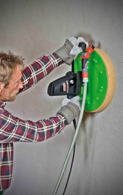 Putzbearbeitungsmaschine EPG 400 WP (mit Wasserzuführung) 