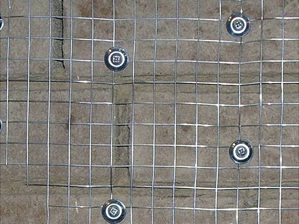 Fassadenschrauben zur Befestigung des Putzträgergewebes