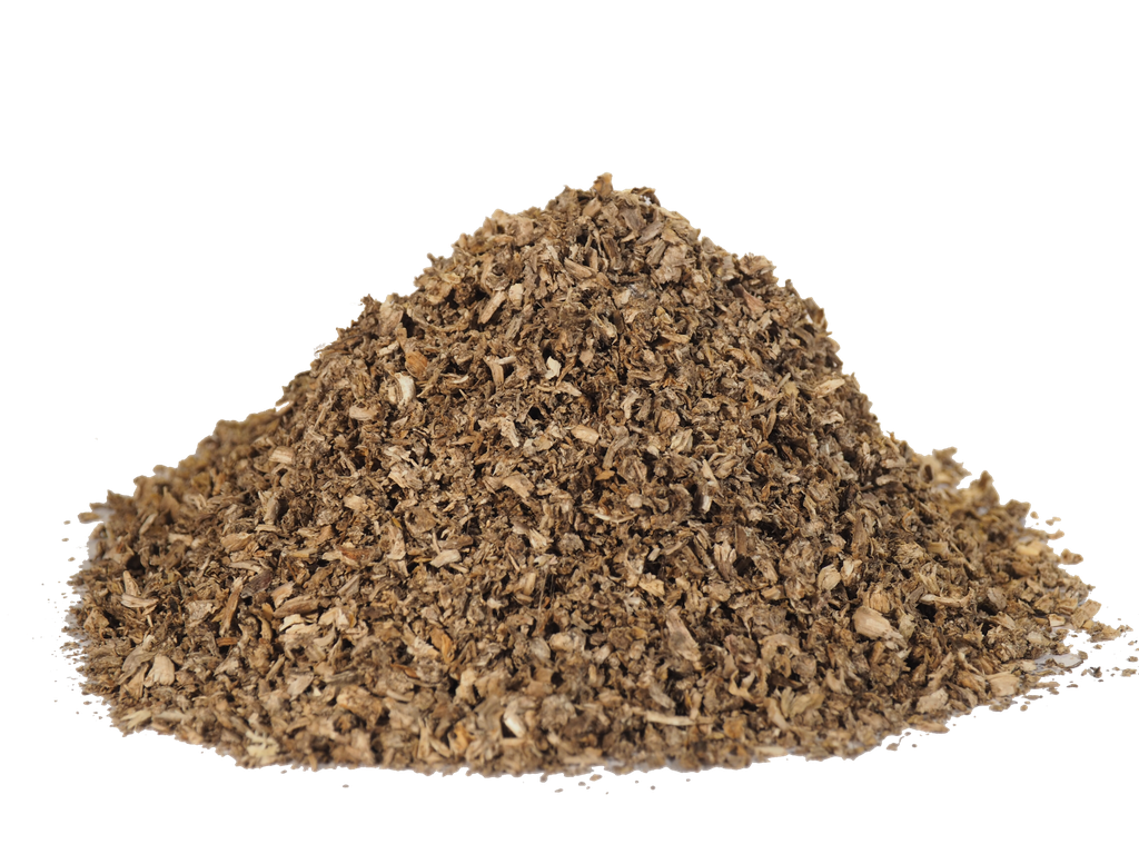 Hemp shives fine, mulled shives