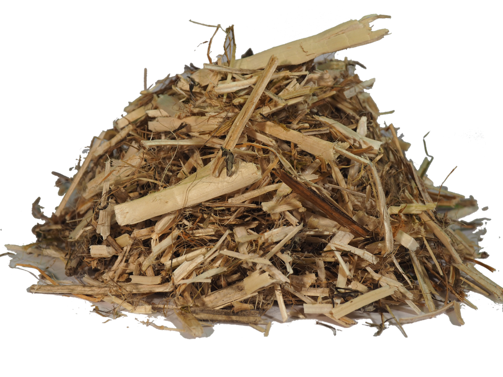 Hemp shives coarse, structure shives