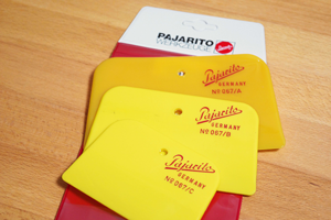 Plastic smoothing spatula, set of 3