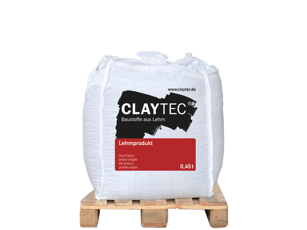 Clay insulation plaster, light