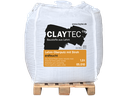 Clay topcoat plaster coarse with straw, dry