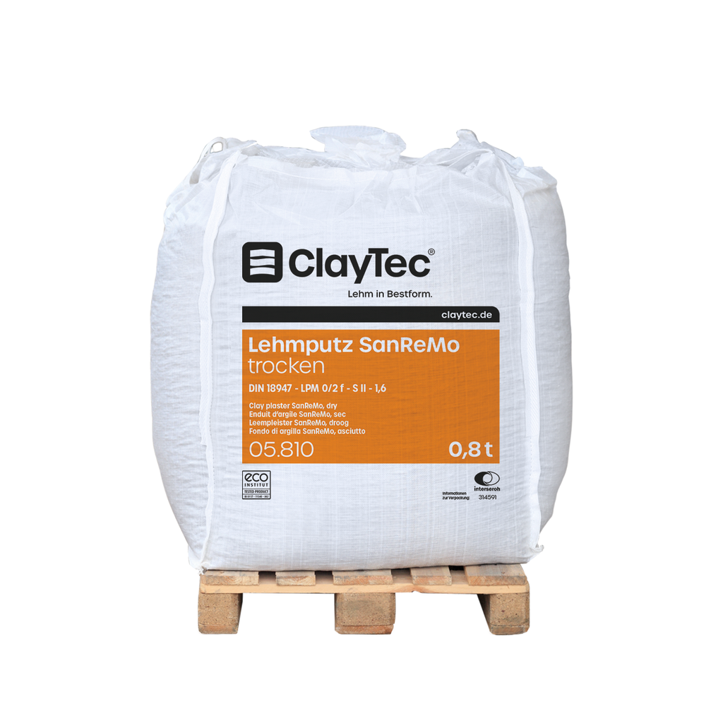 Clay plaster SanReMo, dry (HW)