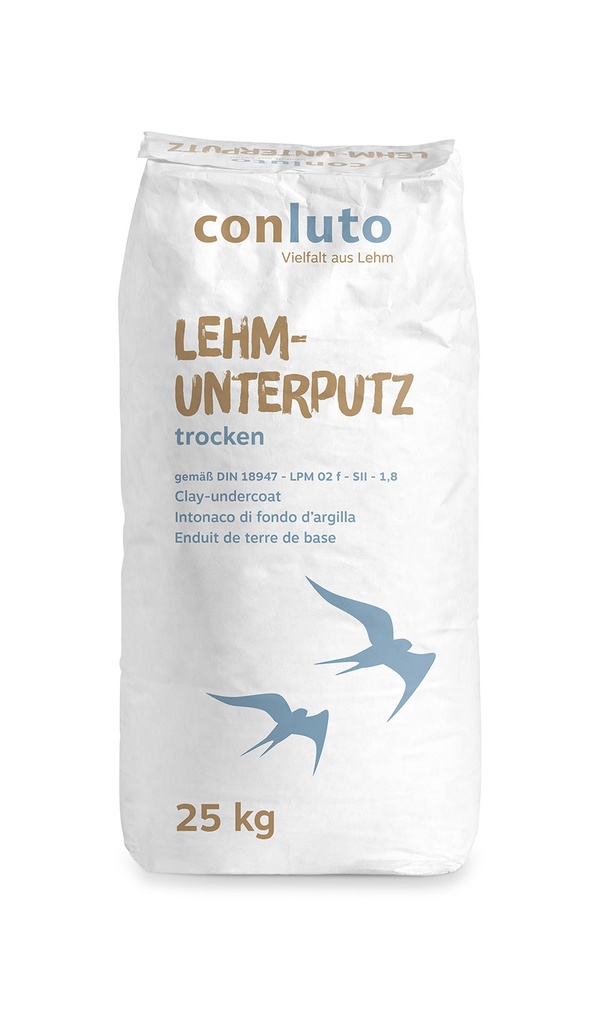 Lehm-Unterputz trocken