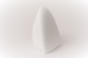 Tadelakt polishing stone (hard ceramic), pointed