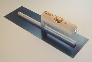 Aburayaki Glättekelle eckig, 0,5 mm, europäischer Griff