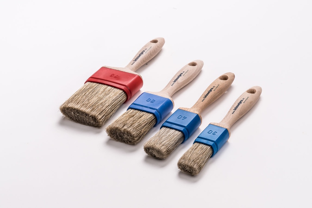 Flat brush, metal-free