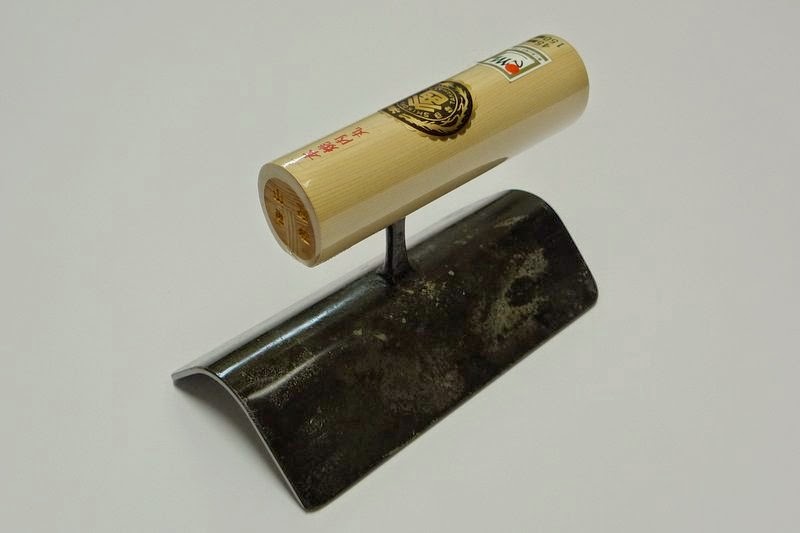 Honyaki corner trowel, for outside corners, rounded, length 150 mm