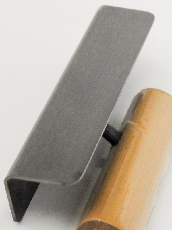 Honyaki corner trowel, for inside corners, rounding