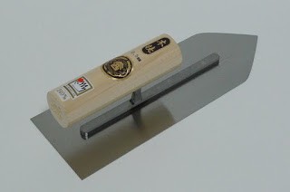 Honyaki smoothing trowel, pointed, 0.5 mm thick