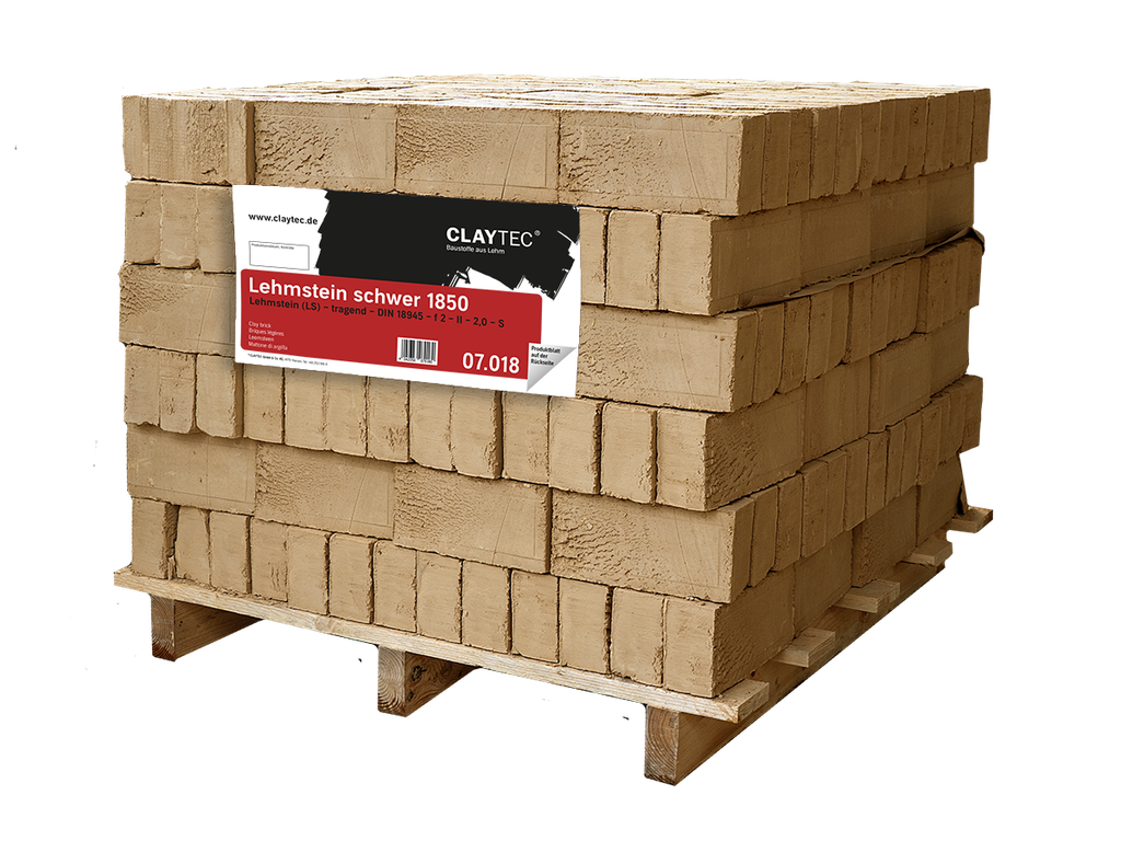 Heavy clay block NF 1850, load-bearing