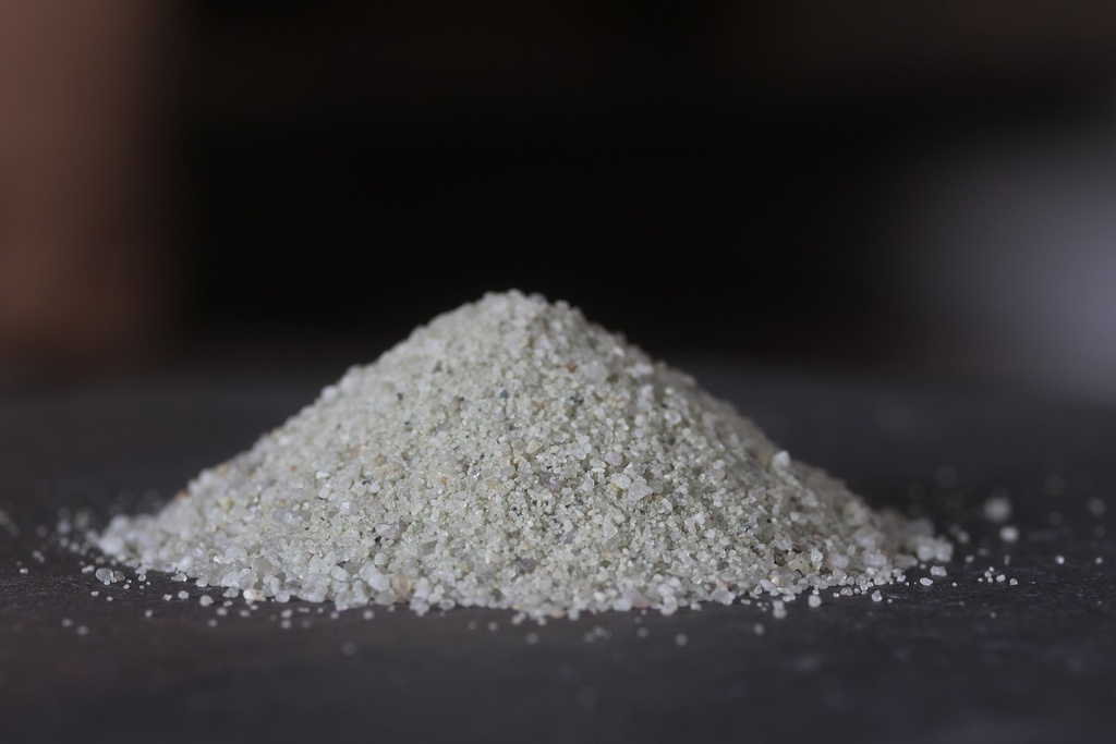 Farbsand Grün