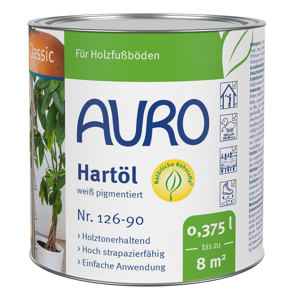 Hartöl - weiß pigmentiert Nr. 126-90