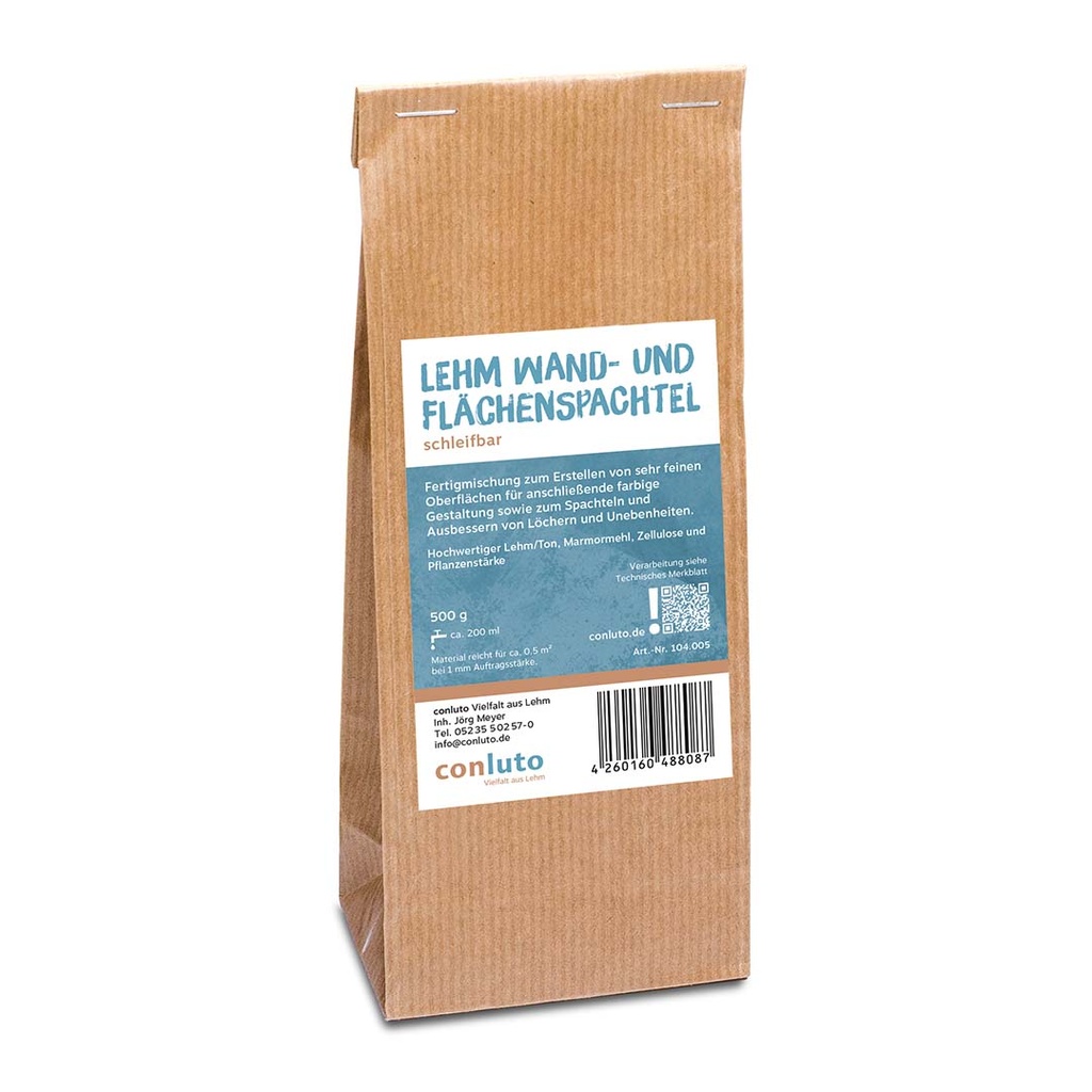 Clay wall and surface filler