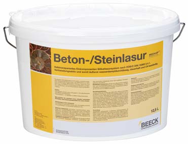 Glasur af beton/sten