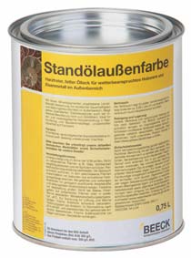 Standölaussenfarbe seidenglanz