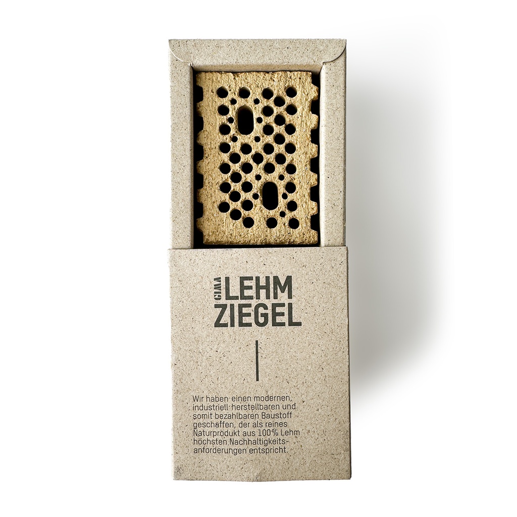 Lehmziegel Handmuster