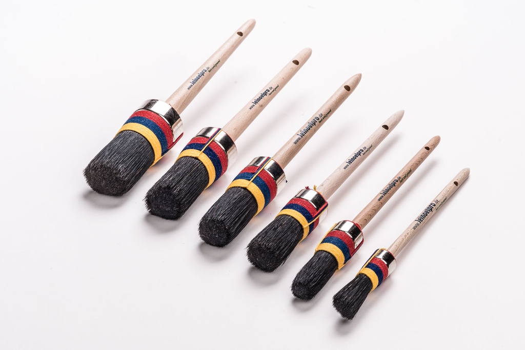 Professional ring brush, black