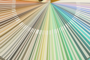 Farbfächer mit 250 Farben