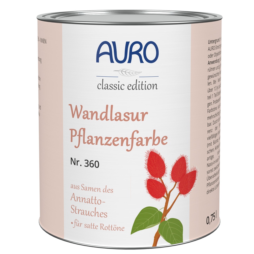 Colour wash plant glaze No. 360