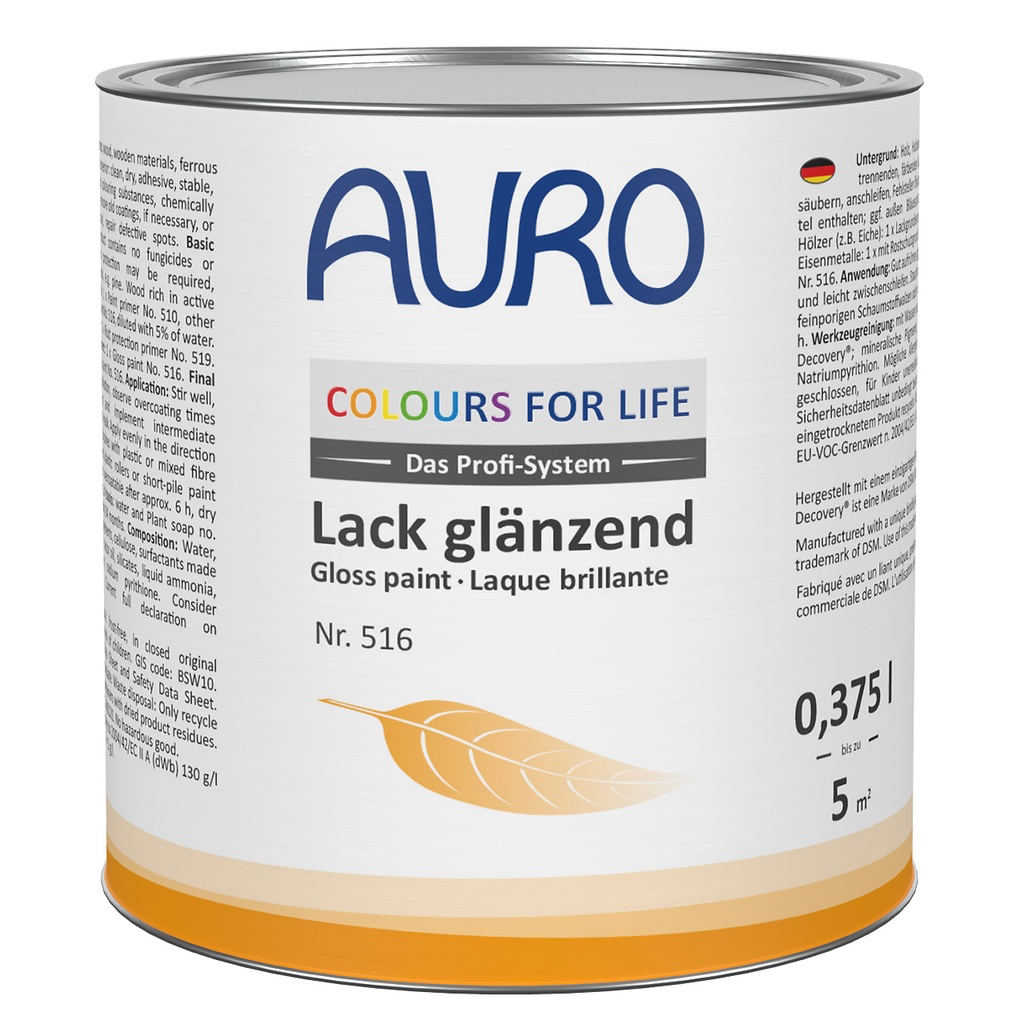 COLOURS FOR LIFE Lack glänzend Nr. 516 Farbraum GRAU