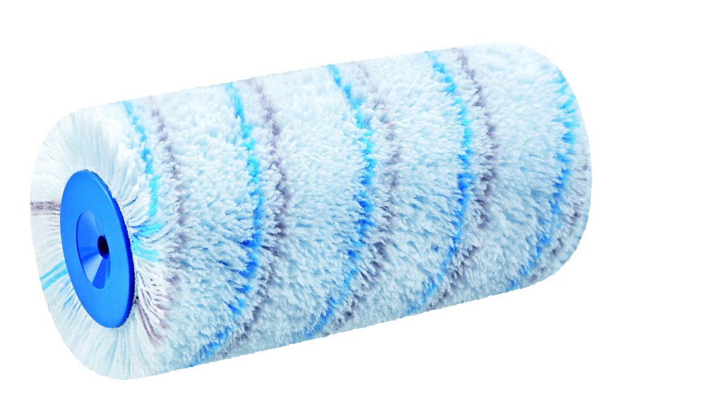 Wandfarbenwalze Blaugraufaden, rundherum gestreift