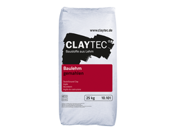 Claytec Baulehm gemahlen, trocken 25 kg Sack