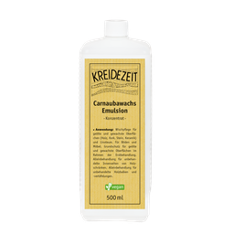 Kreidezeit Carnaubawachs Emulsion Konzentrat 0,5 l