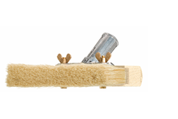 Kreidezeit Floor brush with handle holder, size. 22 Piece