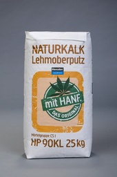 Hessler [HP 90 KL] HP 90 KL Kalk-Lehm-Oberputz mit Hanf 25 kg Sack