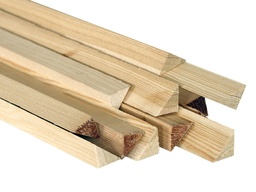 Claytec Larch triangular battens 12 battens