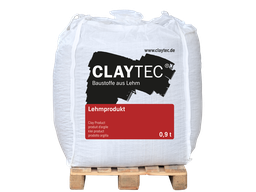 Claytec Lehm-Holz-Trockenschüttung LEICHT 300 kg Big Bag