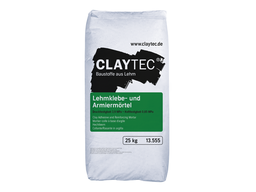 Claytec Clay adhesive and reinforcing mortar 25 kg sack