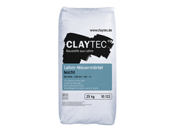 Claytec Lehm-Mauermörtel LEICHT, trocken Sack a 25 kg