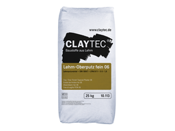 Claytec Lehm-Oberputz FEIN 06 25 kg Sack